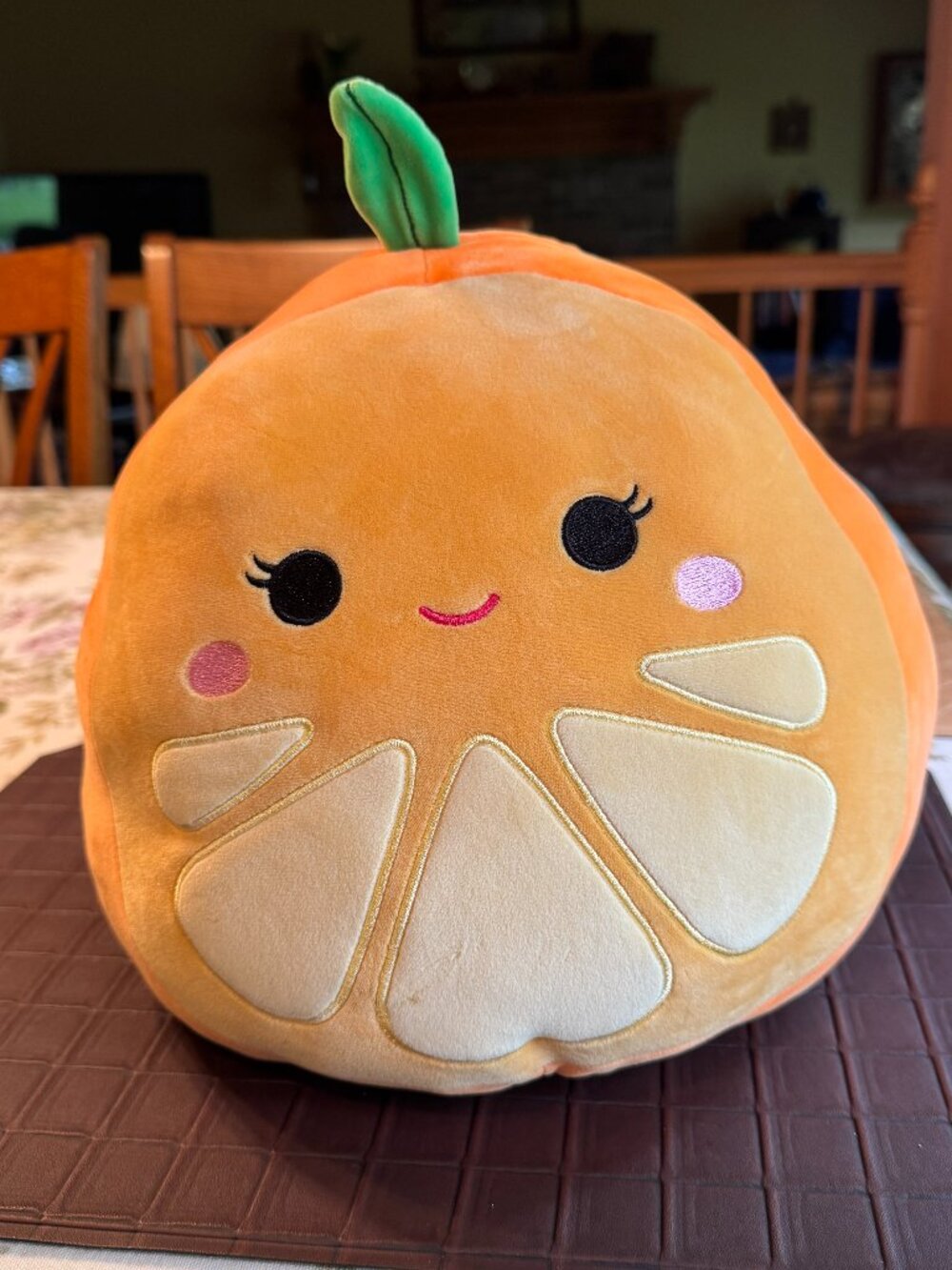 Squishmallow Kellytoy Flip-a-mallow 12" Phyllis Peach/Celia Orange (2 in 1)